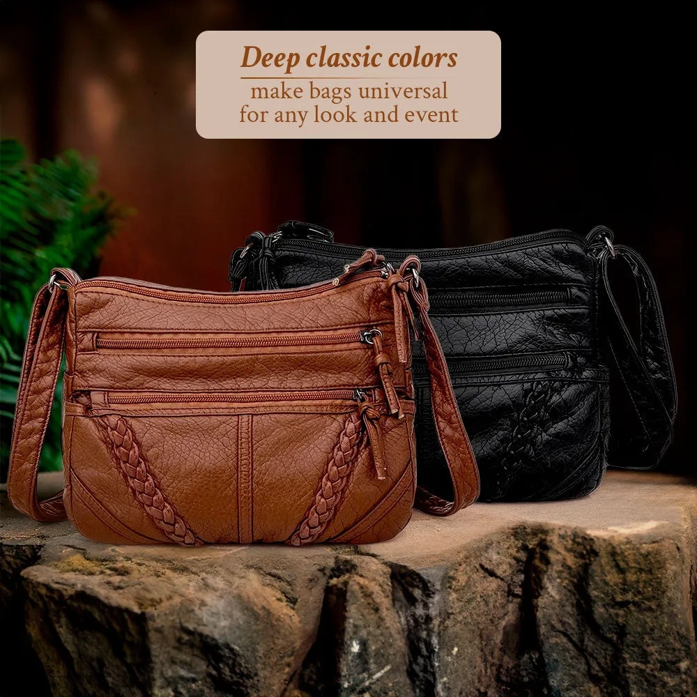 Women's Calfskin Leather Shoulder Bag