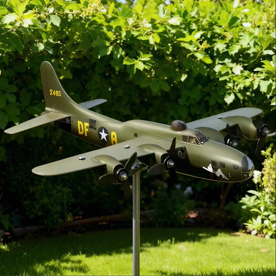 ✈️Airplane Weathervane – Handcrafted Aviation Legacy