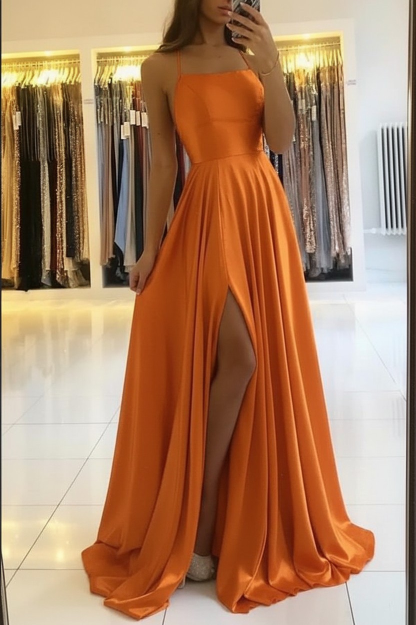 Schlichtes Abendkleid Lang Grün | Abiballkleider Günstig