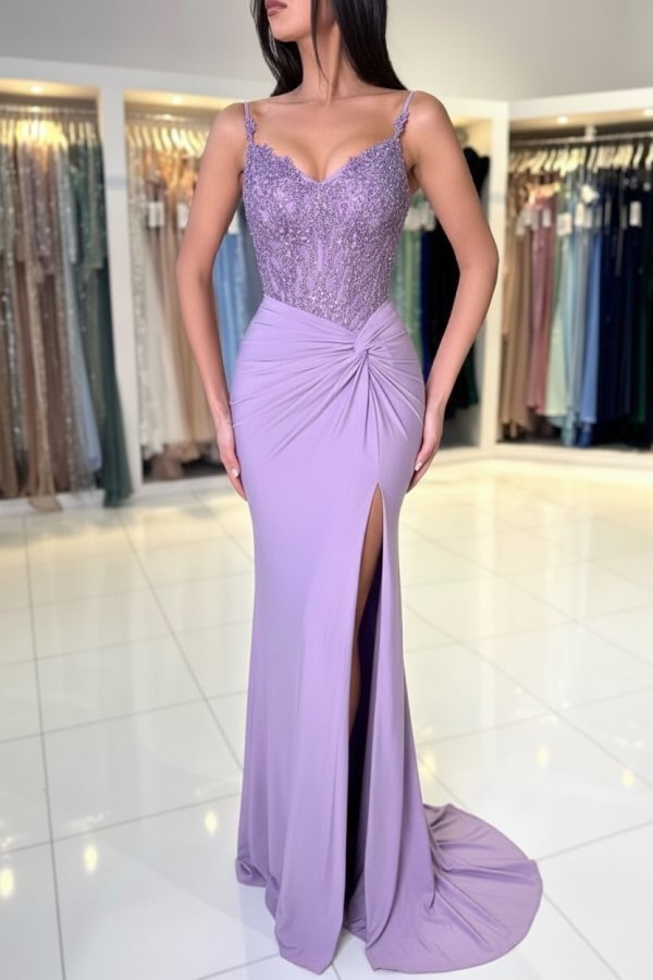 Wunderschöne Abendkleider Weinrot | Abiballkleider Lang Glitzer