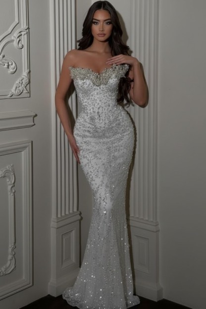 Extravagante Ballkleider Lang Glitzer Abendkleider Abiballkleider Online