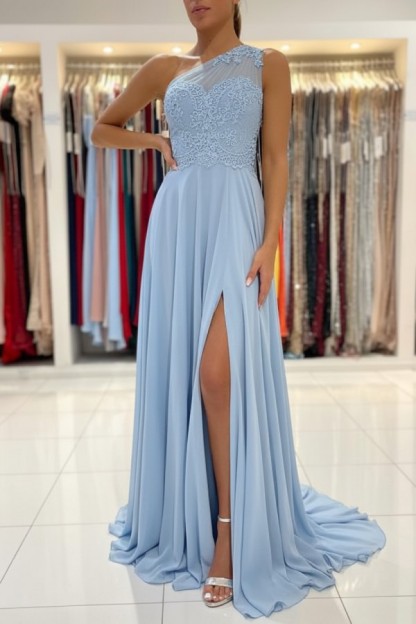 Schlichtes Abendkleid Mit Spitze | Abiballkleider Lang Günstig