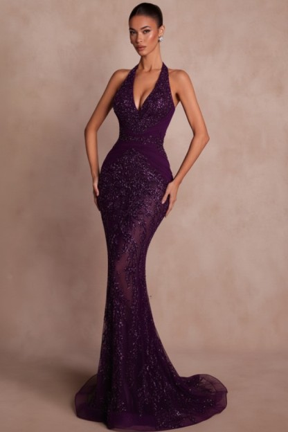 Dunkel Grün Abendkleider Lang Glitzer Ballkleider Spitze Online