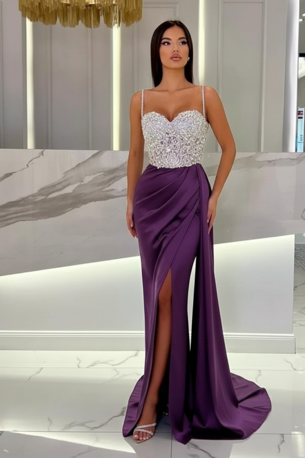 Schöne Abendkleider Mit Glitzer | Blaue Abiballkleider Lang Günstig