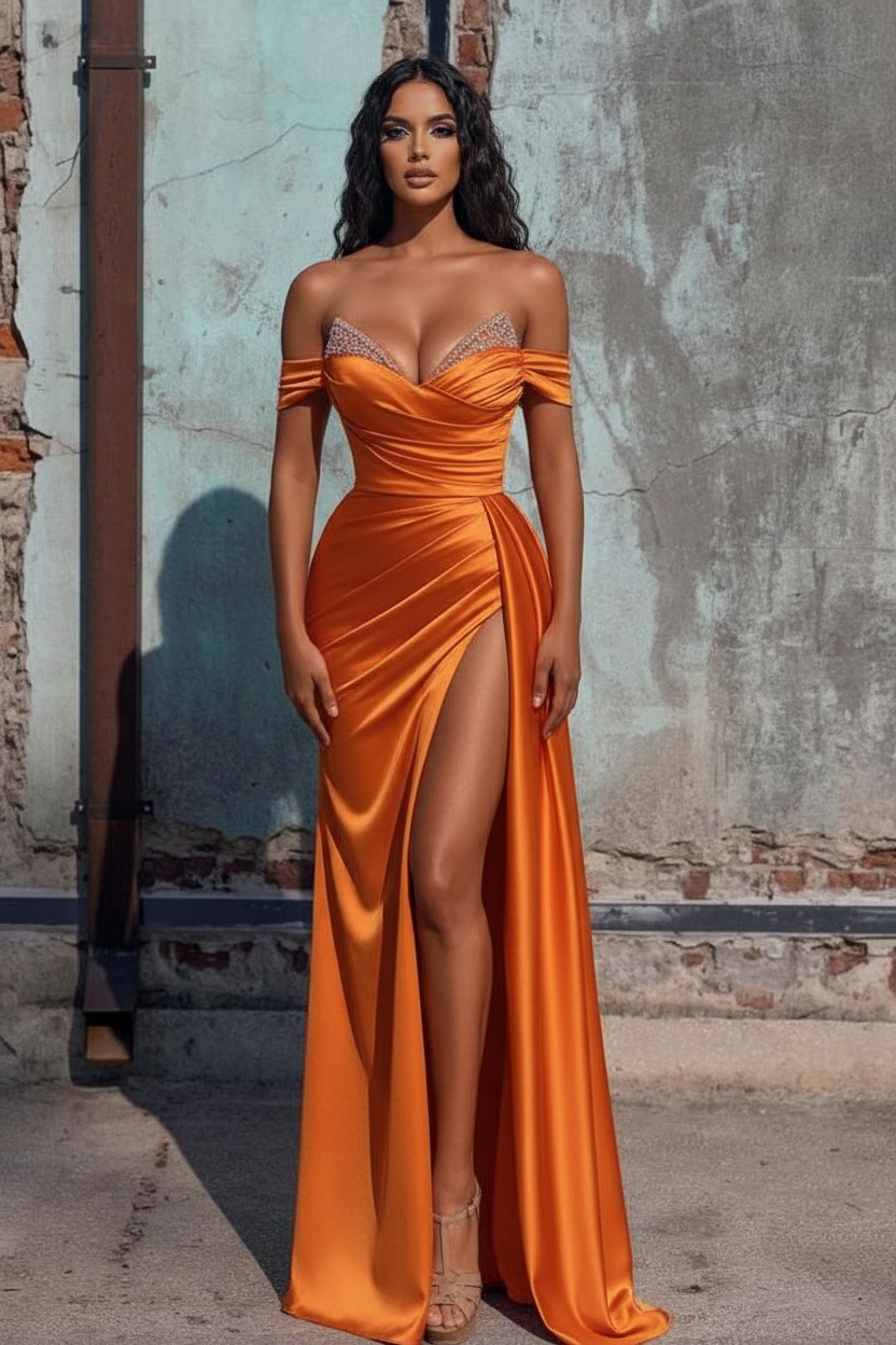 Sexy Abendkleider Lang Blau | Schöne Abiballkleider