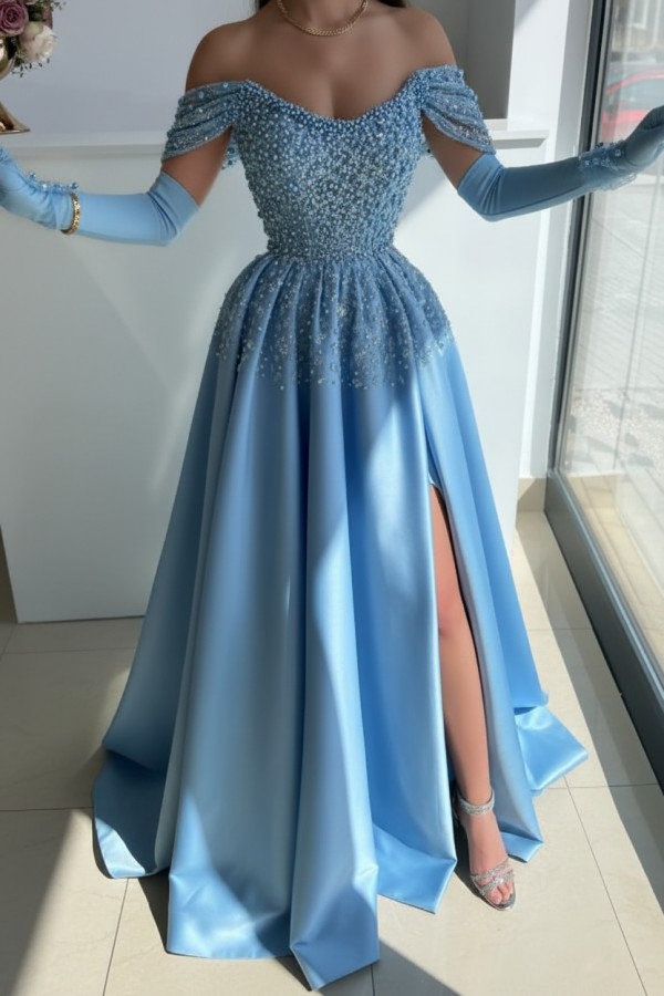 Designer Abendkleider Lang Glitzer | Abiballkleider Grün Günstig