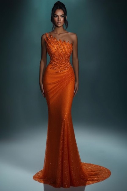 Festliche Abendkleider Lang Brau Abiballkleider Ballkleider Glitzer