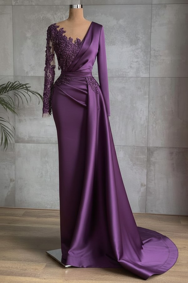 Rote Abiballkleider Lang Günstig | Abendkleider mit Ärmel