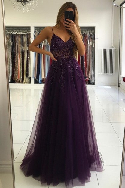 Luxus Abendkleider Blau | Abiballkleider Lang Glitzer