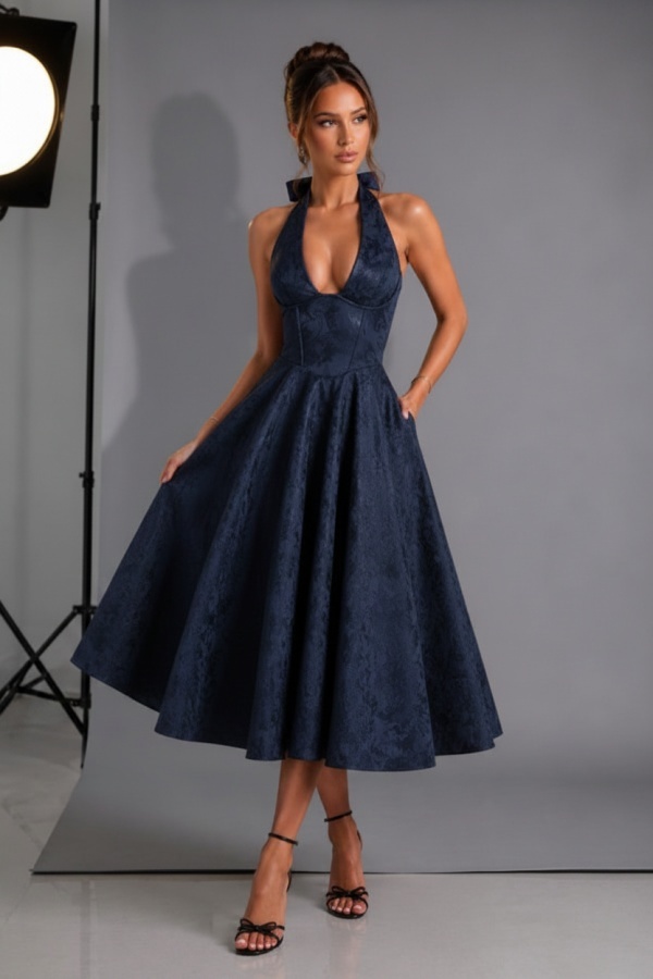 Schwarzes Abendkleid Kurz Spitze Cocktailkleider Partykleider Online