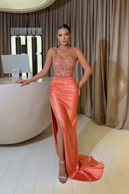 Designer Abendkleider König Blau | Abiballkleider Lang Glitzer