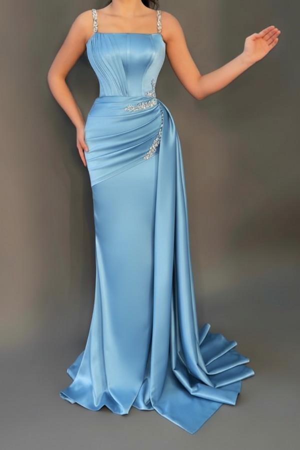 Sage Abendkleider Günstig | Abiballkleider Lang Glitzer