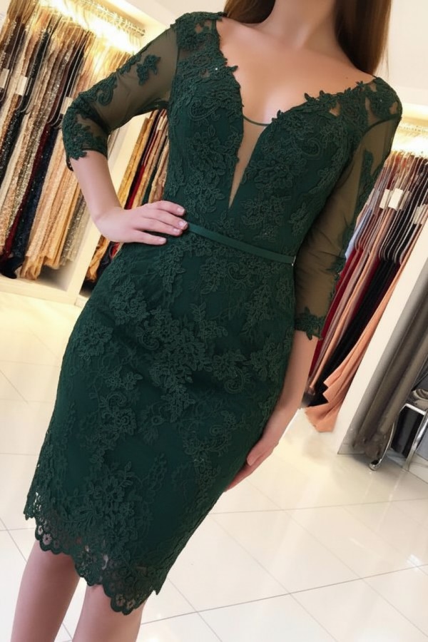 Mint Cocktailkleider Kurz Günstig | Abendkleider Mit Ärmel