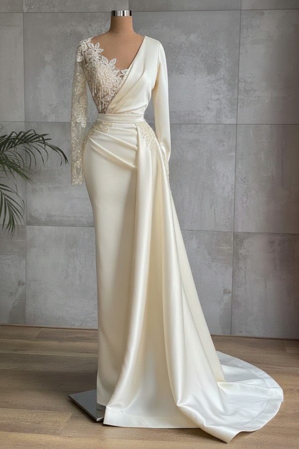 Rote Abiballkleider Lang Günstig | Abendkleider mit Ärmel