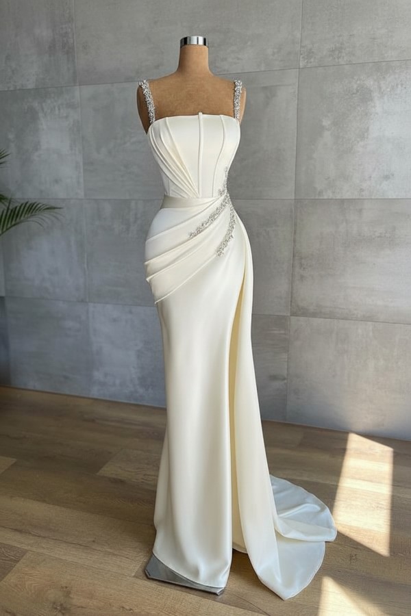 Champagne Abendkleider Lang Glitzer | Abendmoden Online