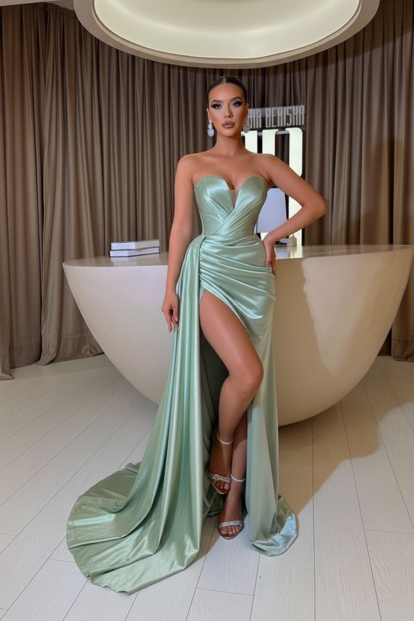 Sexy Abendkleider Lang Schlicht | Abiballkleider Abendmoden Online