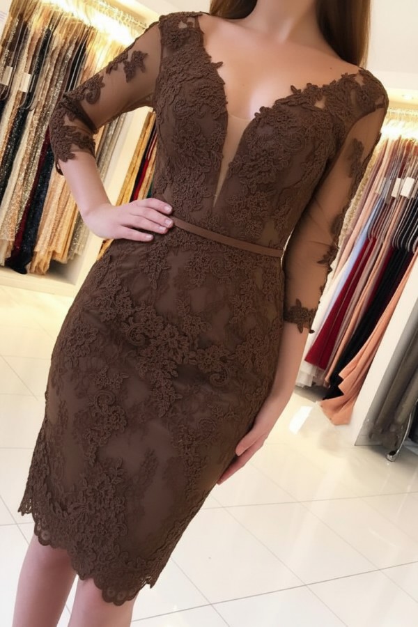 Mint Cocktailkleider Kurz Günstig | Abendkleider Mit Ärmel