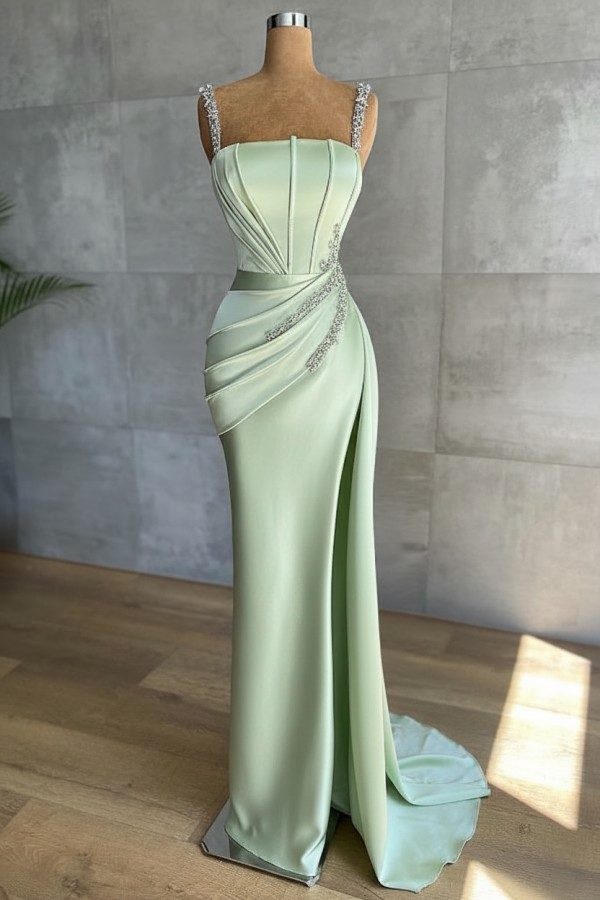 Champagne Abendkleider Lang Glitzer | Abendmoden Online