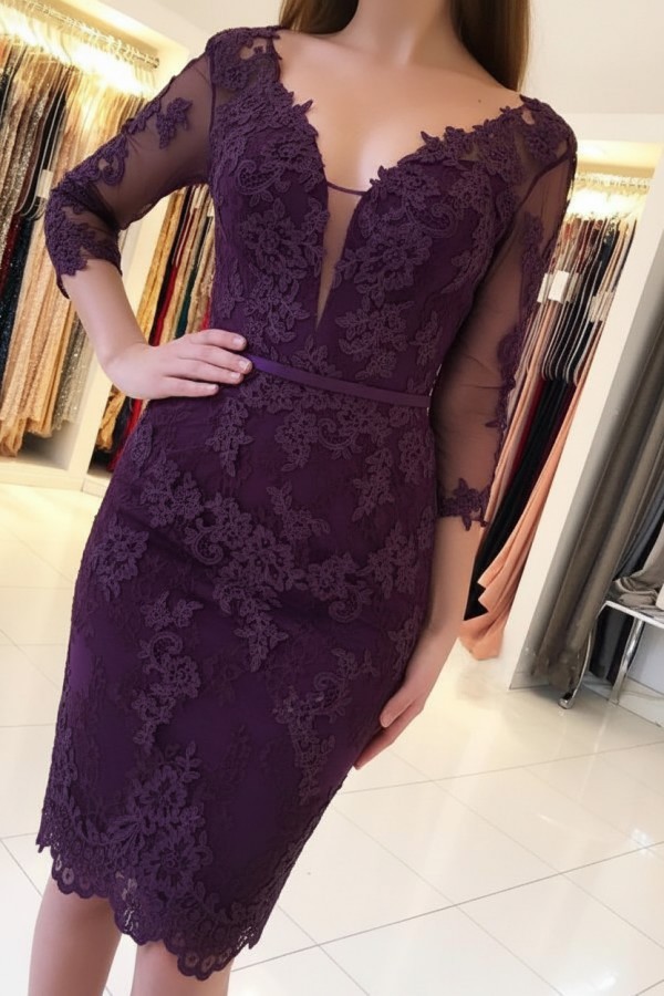 Mint Cocktailkleider Kurz Günstig | Abendkleider Mit Ärmel