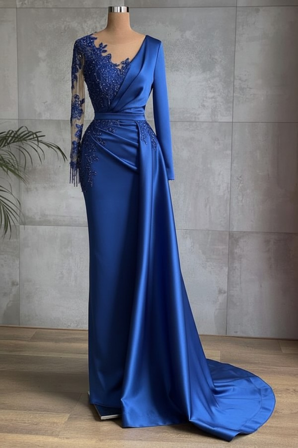 Rote Abiballkleider Lang Günstig | Abendkleider mit Ärmel