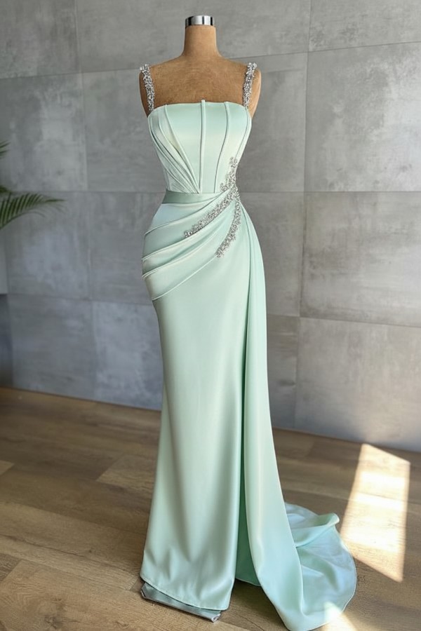 Champagne Abendkleider Lang Glitzer | Abendmoden Online