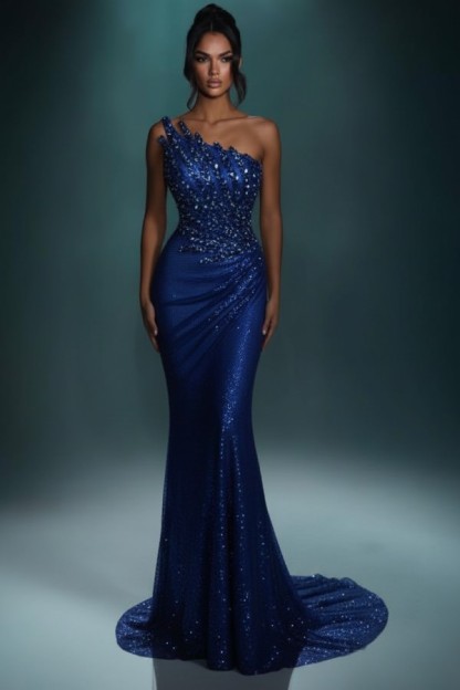 Festliche Abendkleider Lang Brau Abiballkleider Ballkleider Glitzer