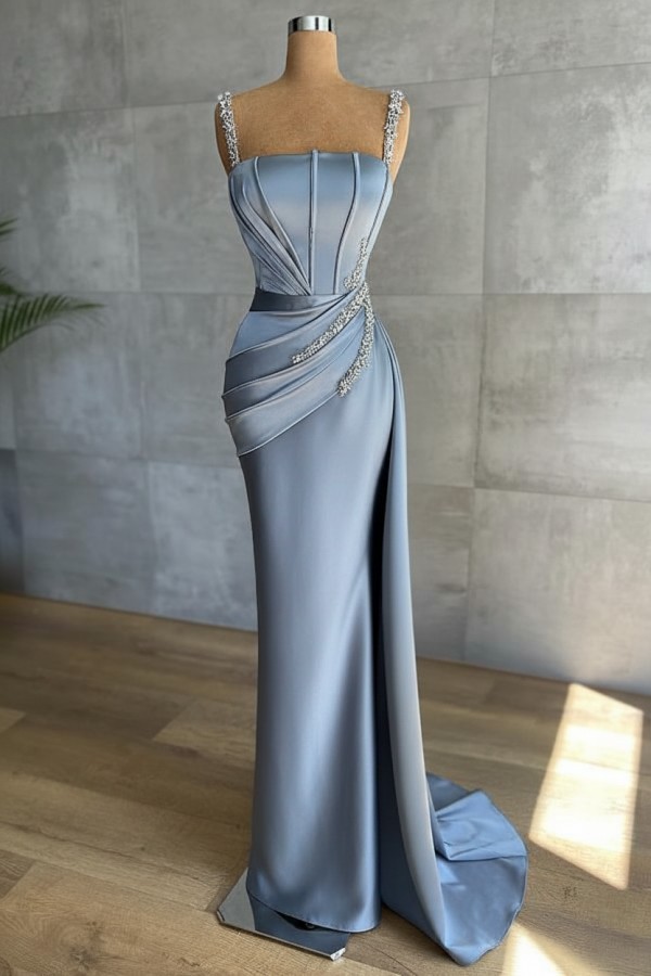 Champagne Abendkleider Lang Glitzer | Abendmoden Online