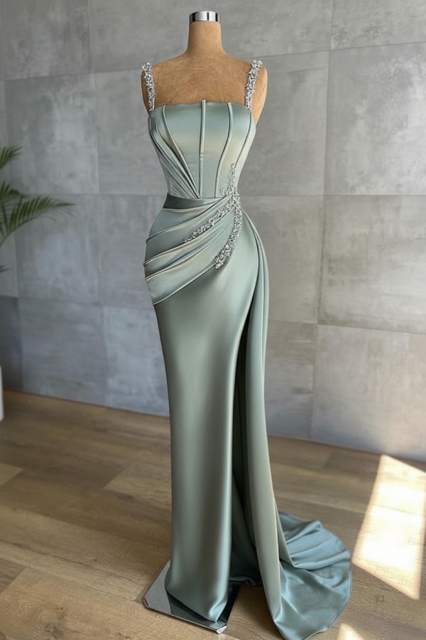 Champagne Abendkleider Lang Glitzer | Abendmoden Online