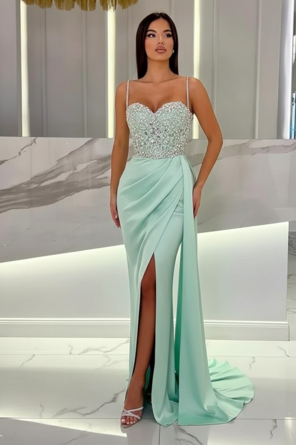 Schöne Abendkleider Mit Glitzer | Blaue Abiballkleider Lang Günstig