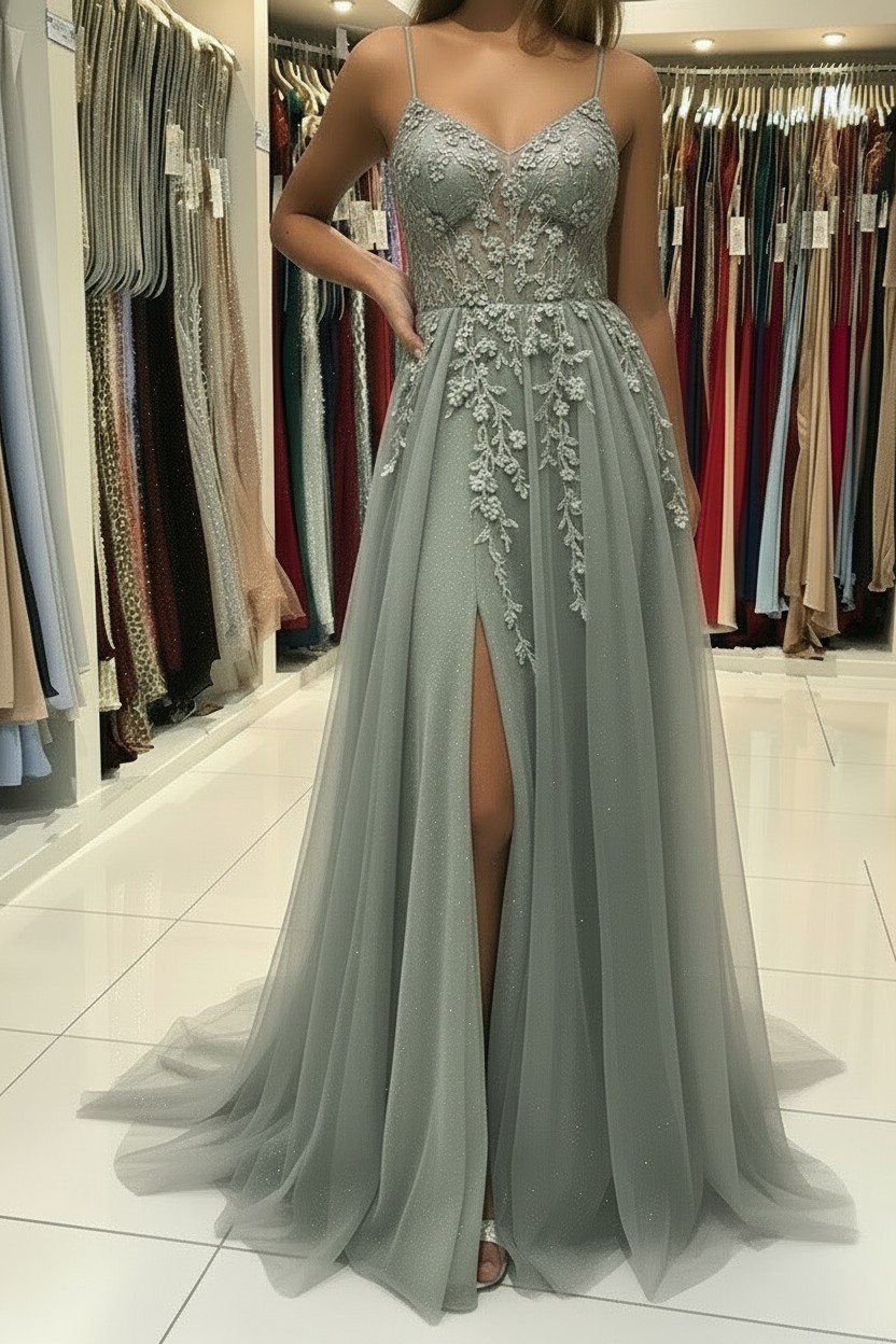 Blaues Abendkleider Lang Gunstig | Abiballkleider Online Kaufen | Babyonlinedress.de