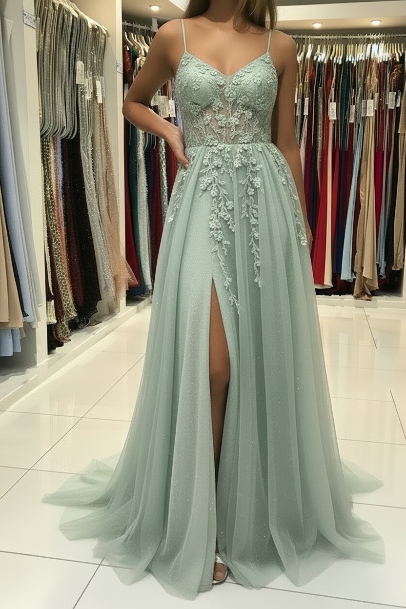 Blaues Abendkleider Lang Gunstig | Abiballkleider Online Kaufen | Babyonlinedress.de