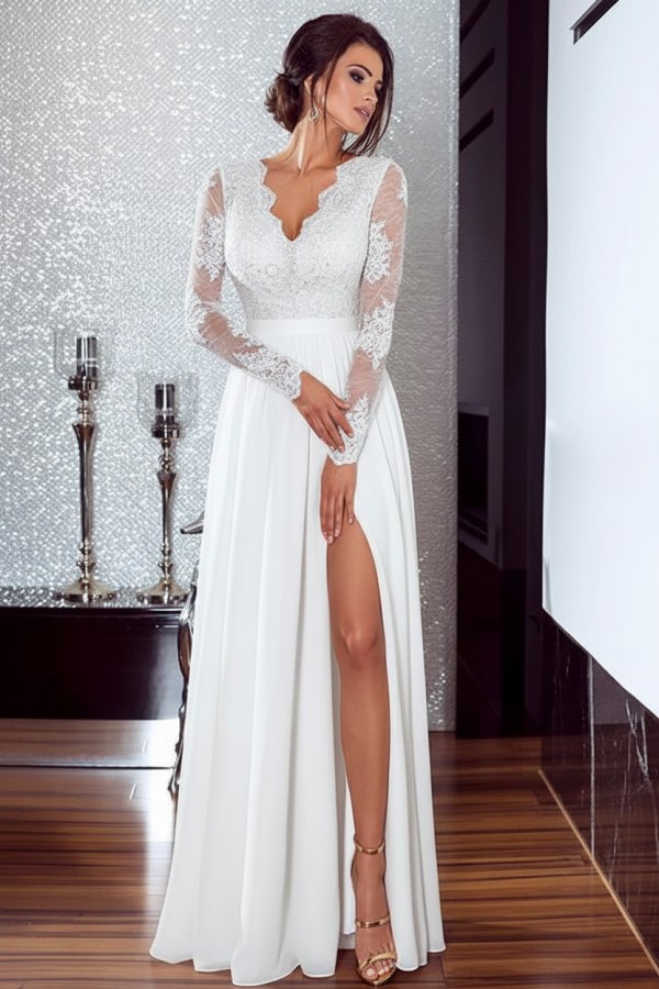 Elegante Abendkleider Lang Schwarz Mit Spitze Etuikleid Kleider Online