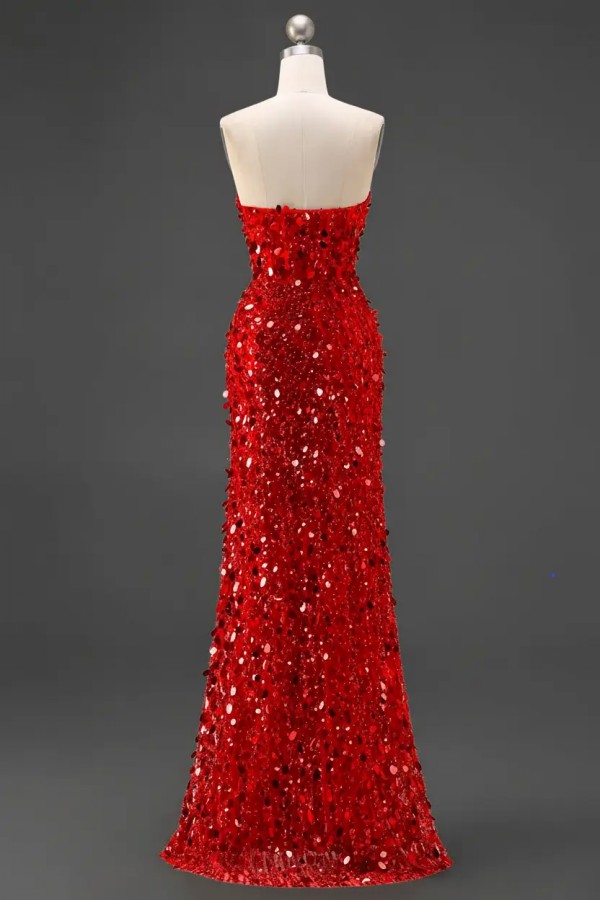 Sexy Ballkleid Lang Schwarz Abiballkleid Abendkleider Glitzer