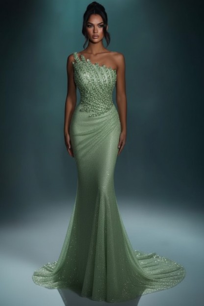 Festliche Abendkleider Lang Brau Abiballkleider Ballkleider Glitzer