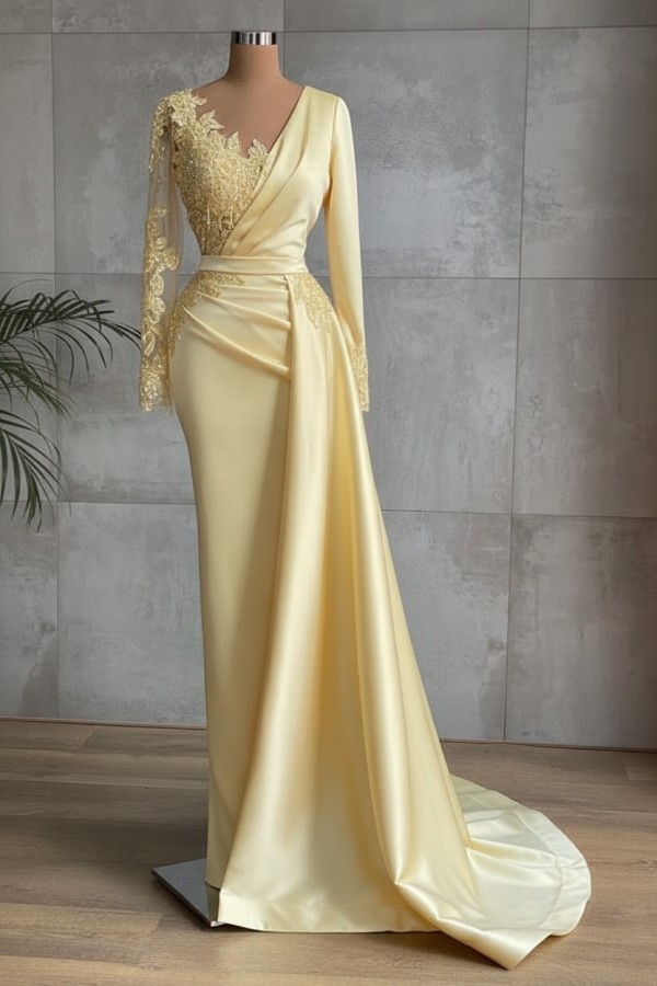 Rote Abiballkleider Lang Günstig | Abendkleider mit Ärmel