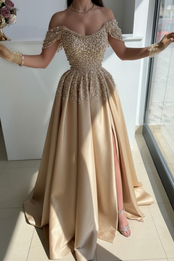 Designer Abendkleider Lang Glitzer | Abiballkleider Grün Günstig