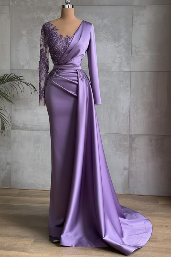 Rote Abiballkleider Lang Günstig | Abendkleider mit Ärmel