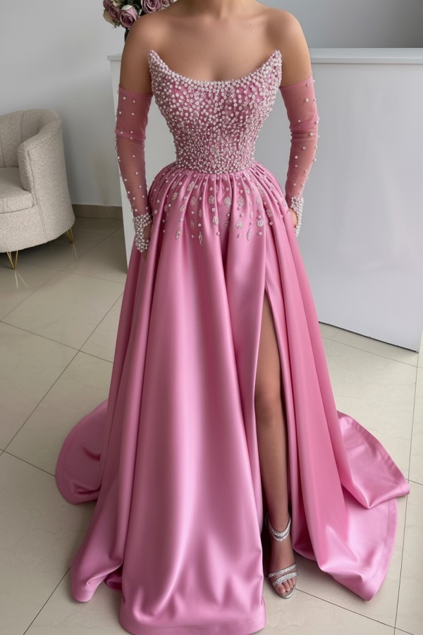 Seladongrün Abendkleider Lang Glitzer Ballkleider Abiballkleider Günstig