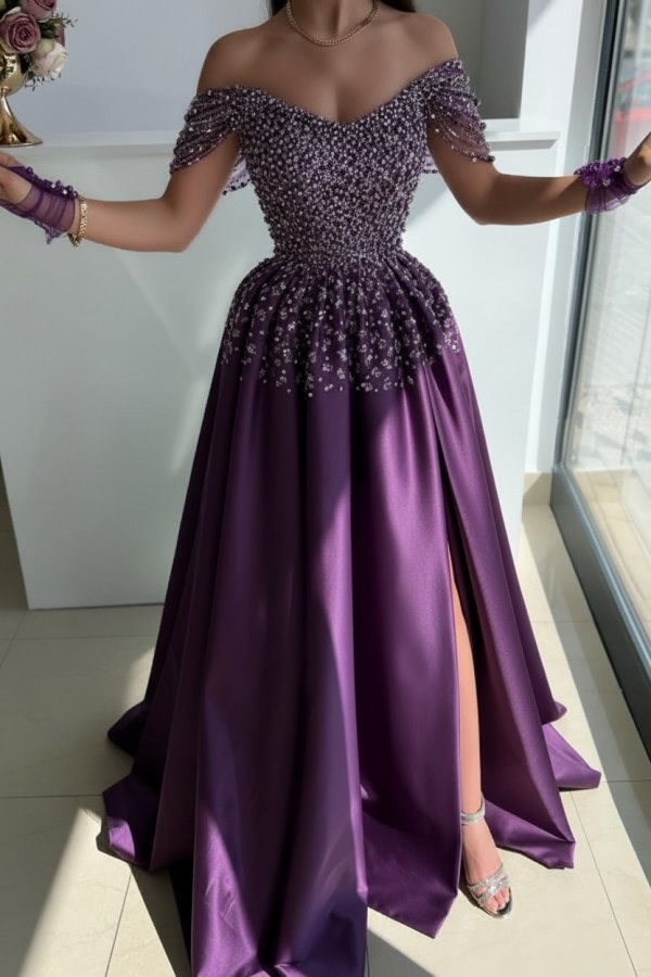 Designer Abendkleider Lang Glitzer | Abiballkleider Grün Günstig