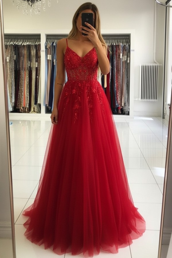 Luxus Abendkleider Blau | Abiballkleider Lang Glitzer