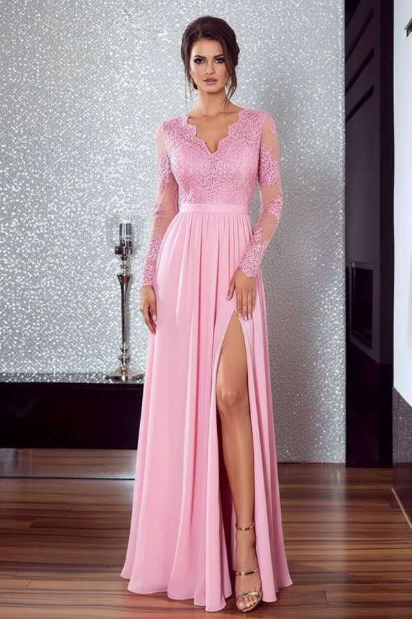 Elegante Abendkleider Lang Schwarz Mit Spitze Etuikleid Kleider Online