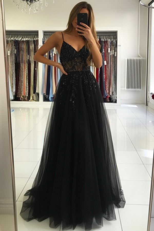 Luxus Abendkleider Blau | Abiballkleider Lang Glitzer