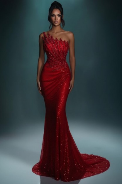 Festliche Abendkleider Lang Brau Abiballkleider Ballkleider Glitzer