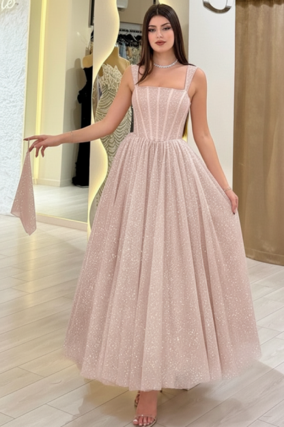 Champagner Cocktailkleider Partykleider Glitzer Kurz Ballkleid Abendkleid