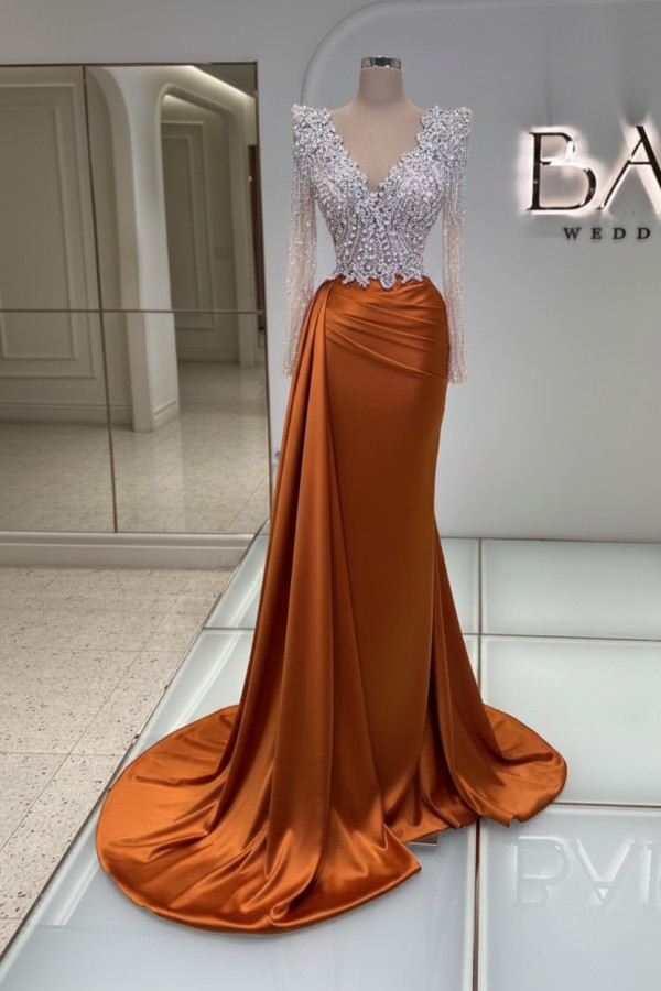 Schwarze Abendkleider Lang Glitzer | Abiballkleider V Ausschnitt