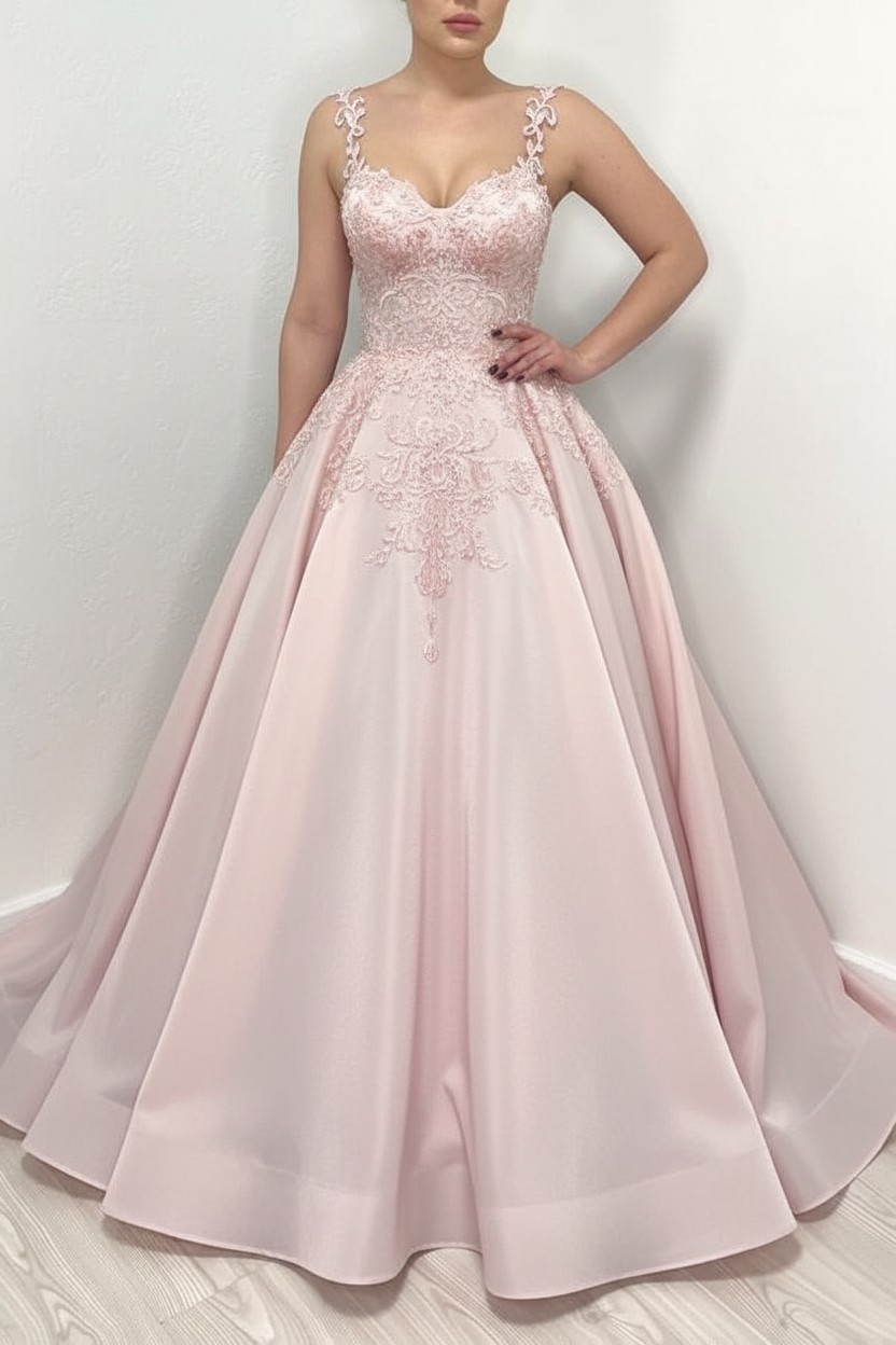 Designer Brautkleider A Linie Mit Spitze | Satin Hochzeitskleider Schwarz