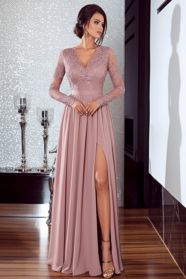 Elegante Abendkleider Lang Schwarz Mit Spitze Etuikleid Kleider Online