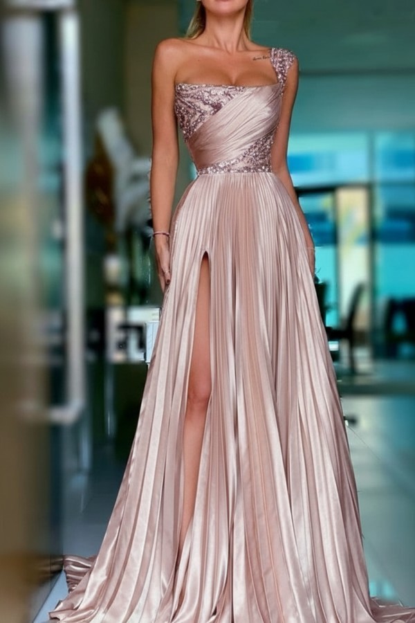 Golden Ballkleider Lang Glitzer Abendkleider Abendmoden Günstig