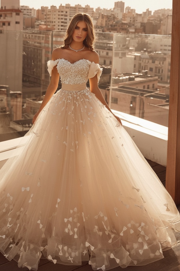 Luxus Hochzeitskleider A Linie | Brautkleider Brautmoden Online Kaufen