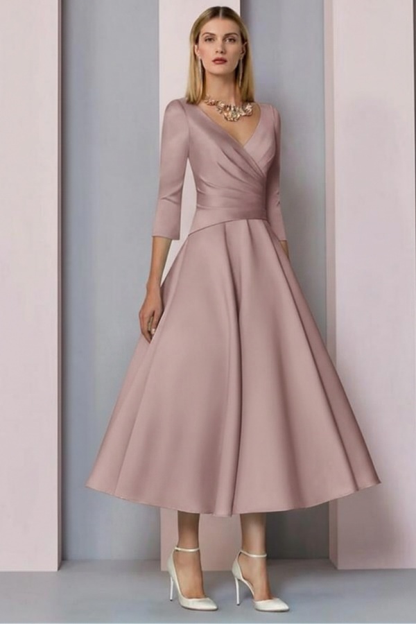 Elegante Brautmutterkleider Mit Ärmel | Kleider für Brautmutter